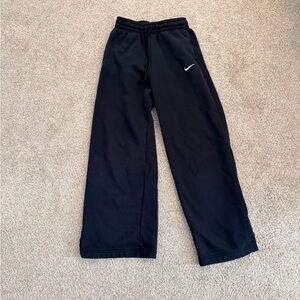 Nike Sportswear Phoenix Fleece Wide Leg Black Sweatpants